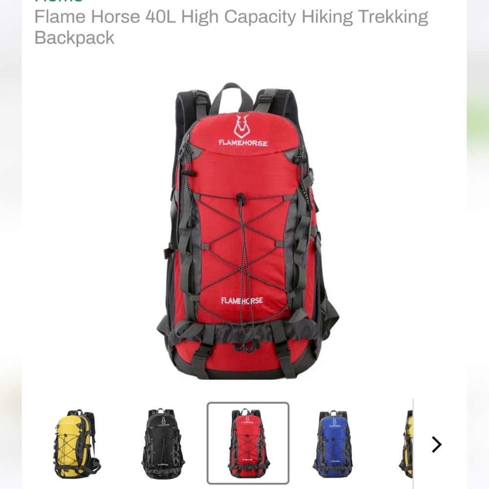 Flame Horse Hiking Trekking Backpack